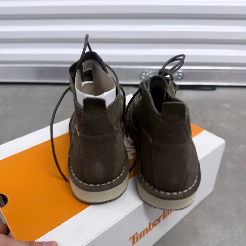 Timberland Chukka Boots Mens 9 Brown Suede Sensorflex Moc Toe TB0A5YGY901